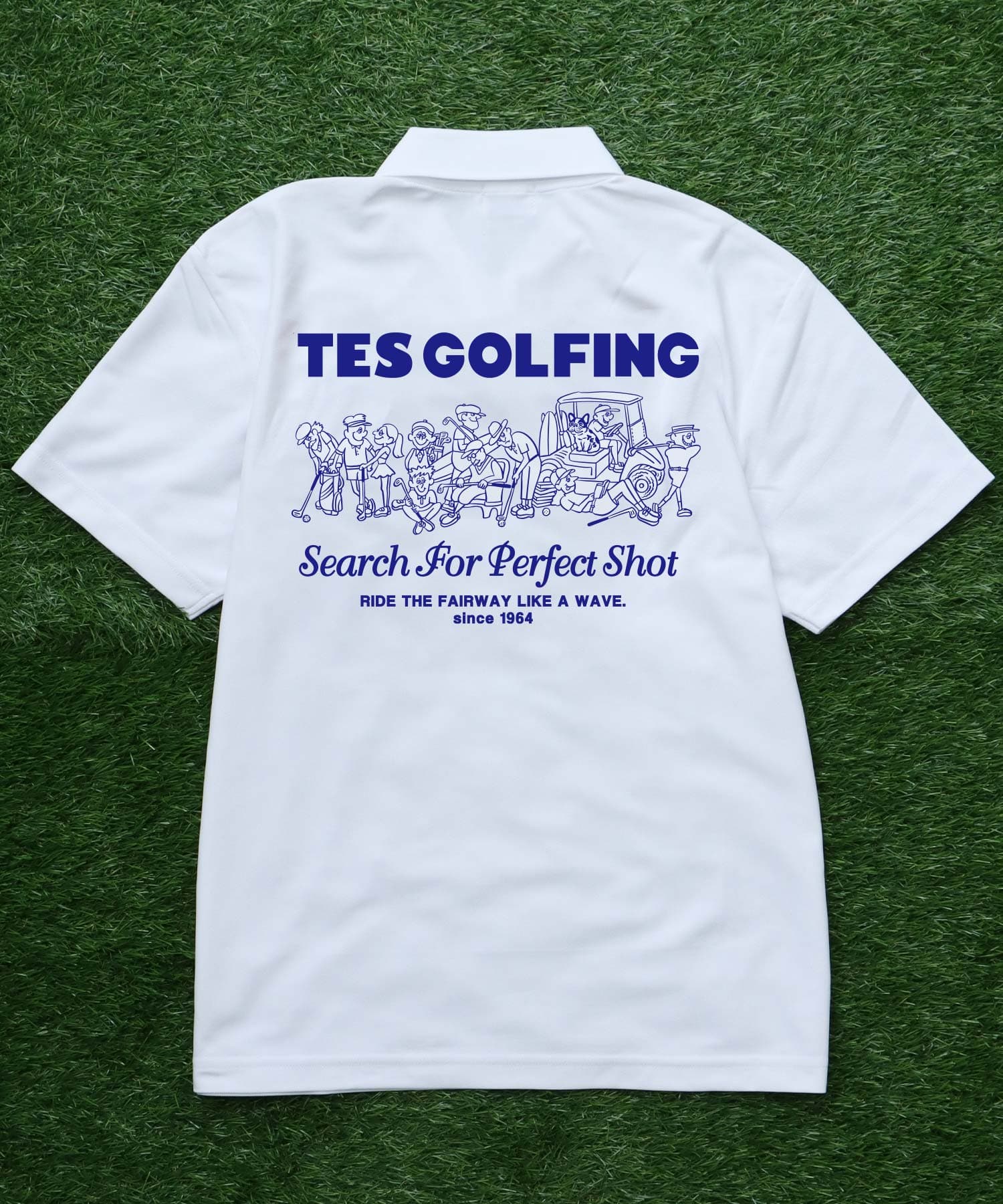 【Unisex】TES GOLF POLO COLOR ALL STAR