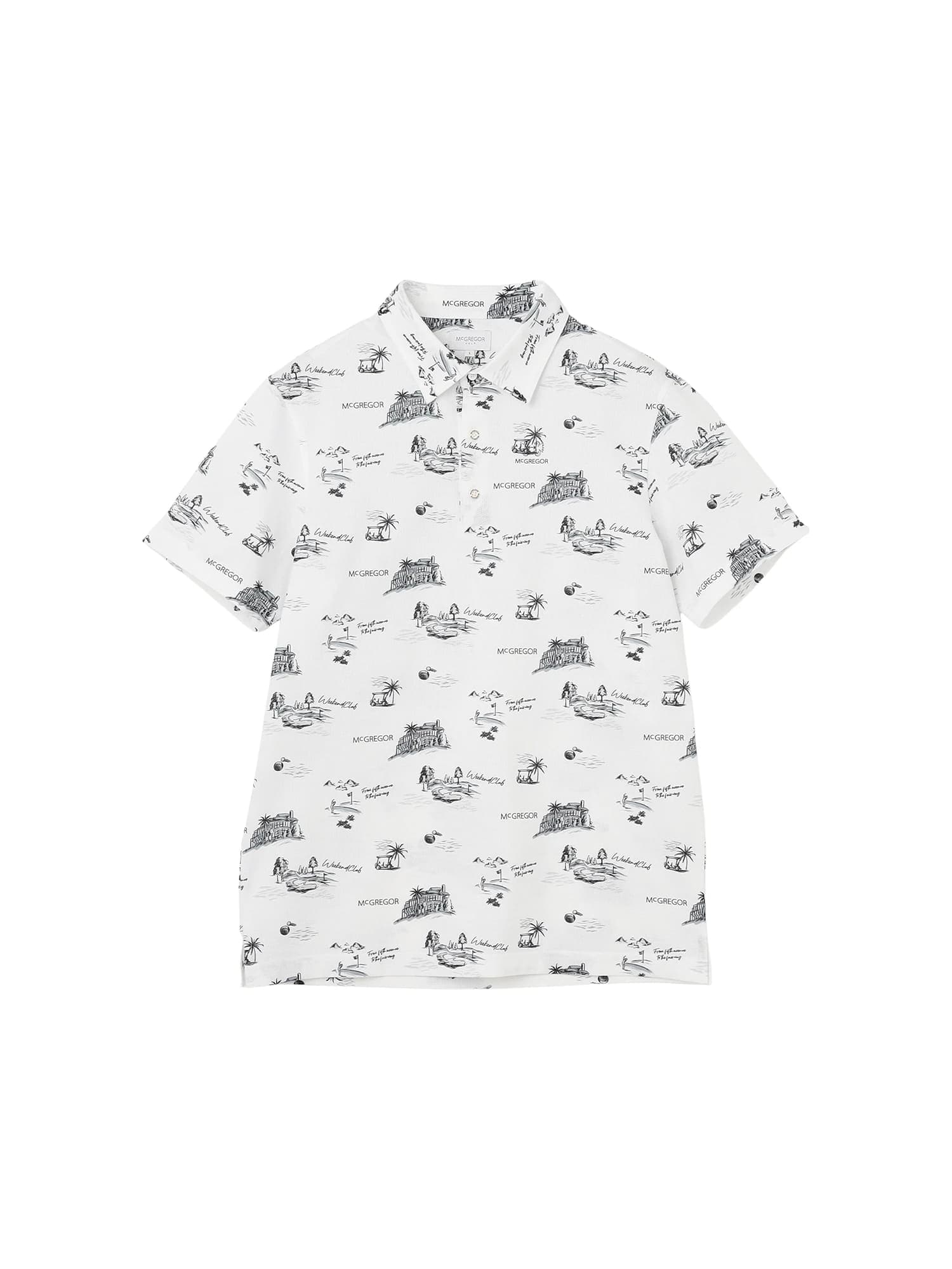 【Men's】リゾートプリントポロ