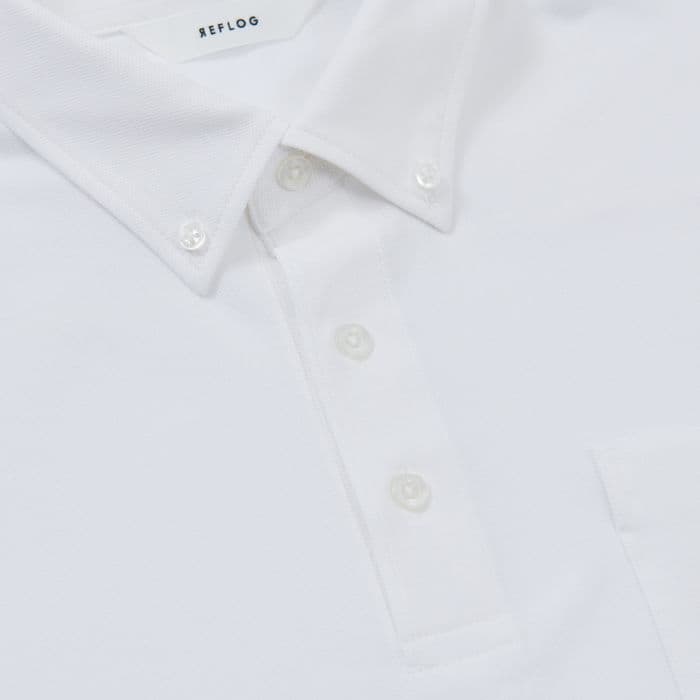 【Men's】ボタンダウンストレッチカノコ半袖