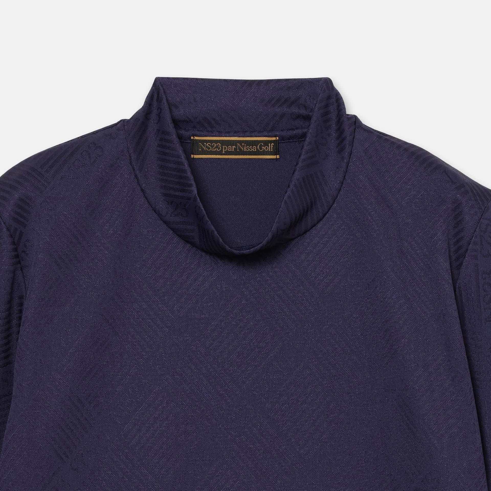 【Men's】ロゴジャカードモックネック