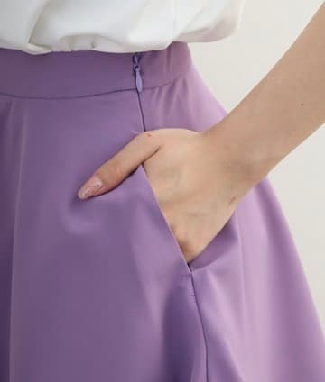 【Women's】Two-Tier Flare Skirt