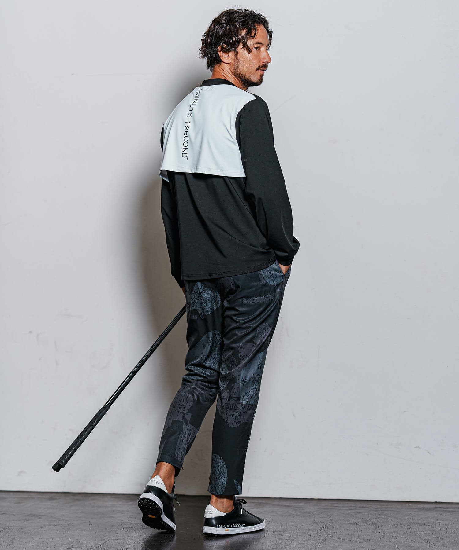 【Men's】ジップハイネックカットソー