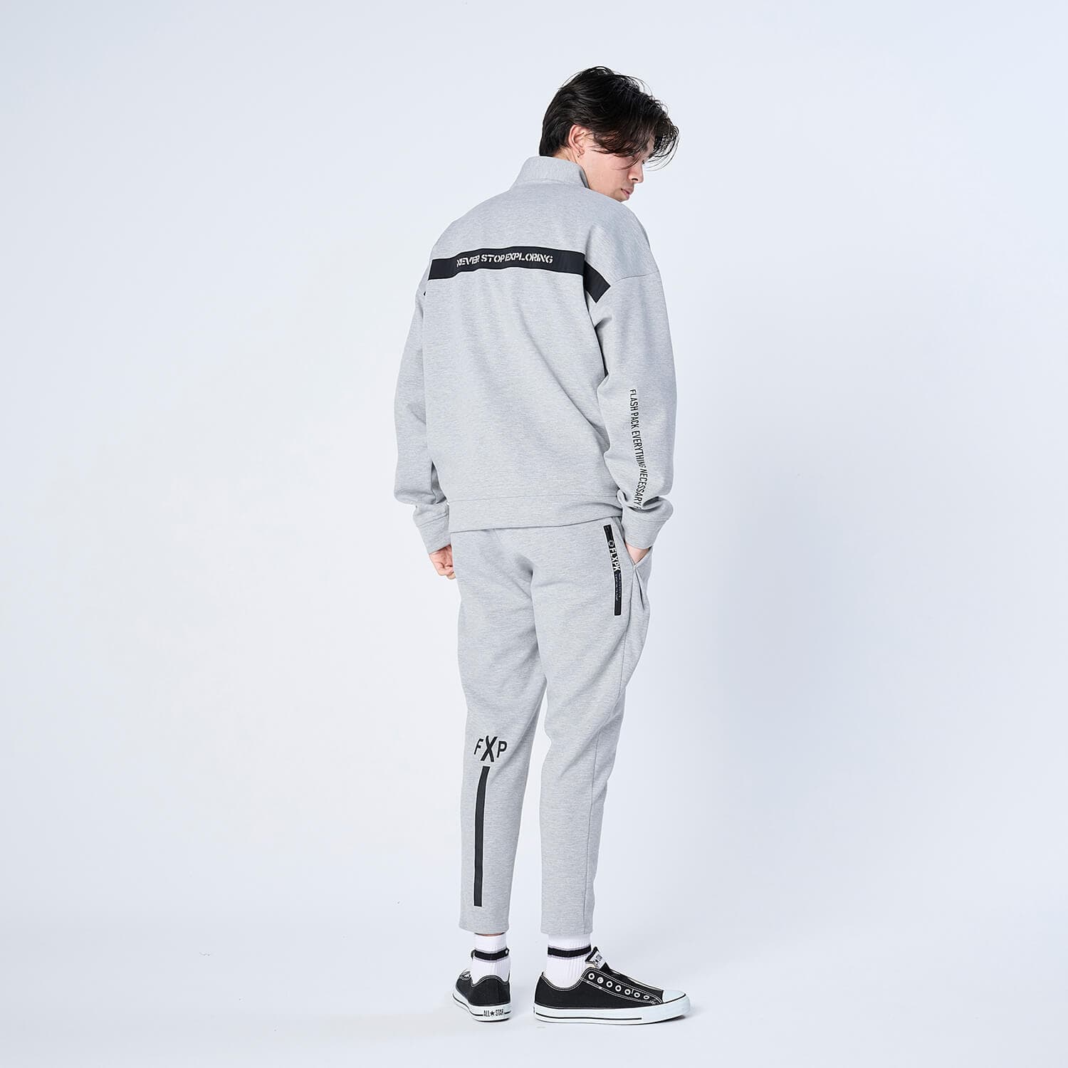 【Unisex】XP-AIR HALFZIP エアテンション® ハーフジップスウェット