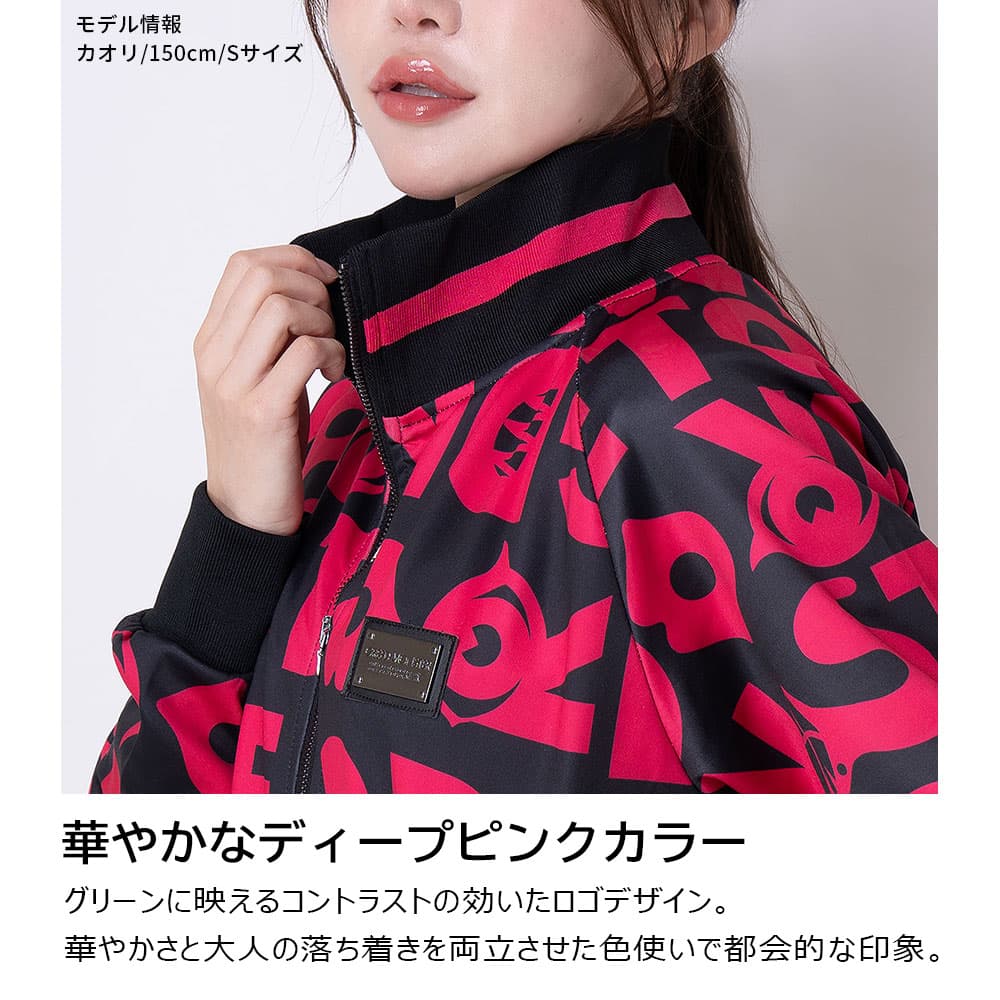 【Women's】総柄プリント トラックJK