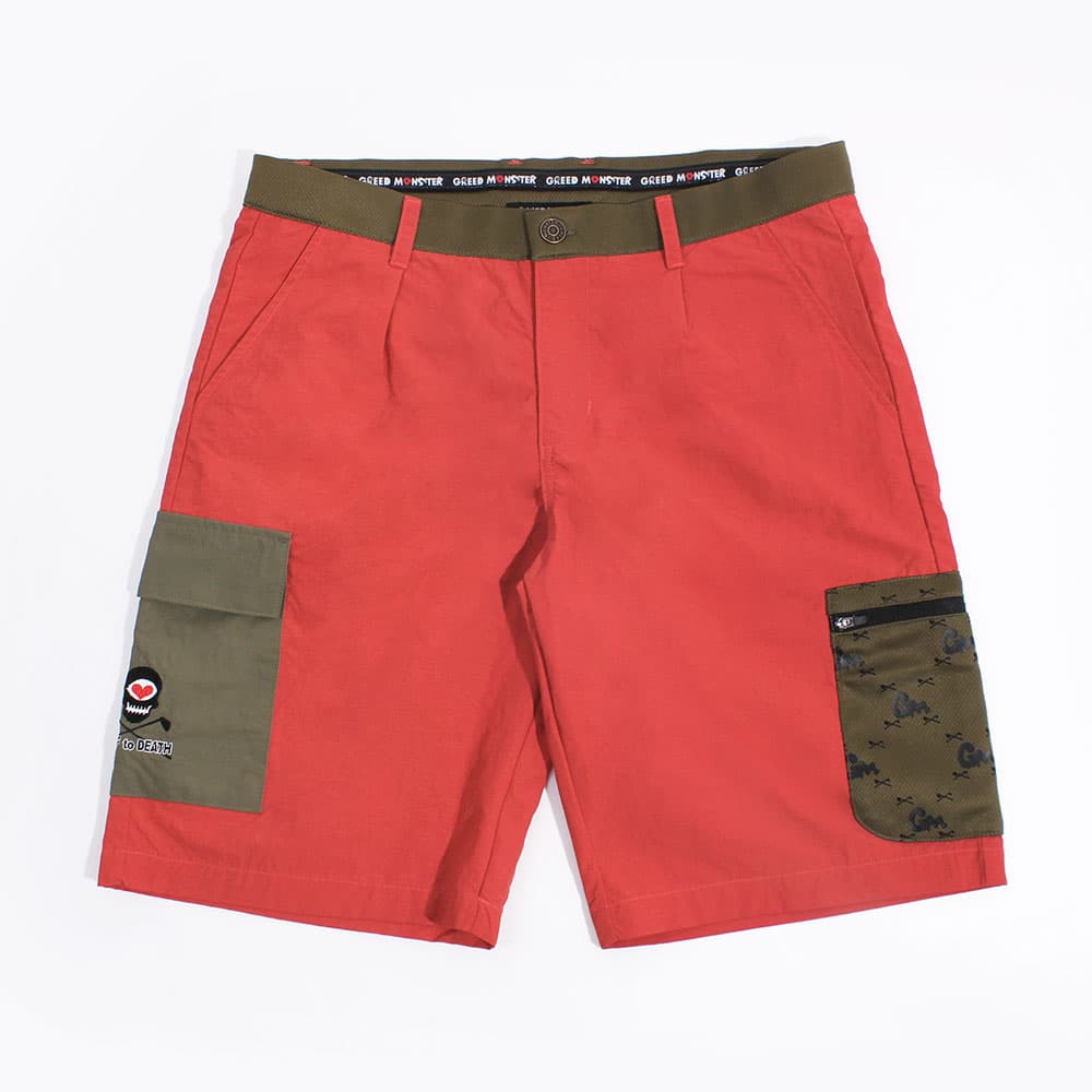 【Men's】カラーポケット ハーフパンツ