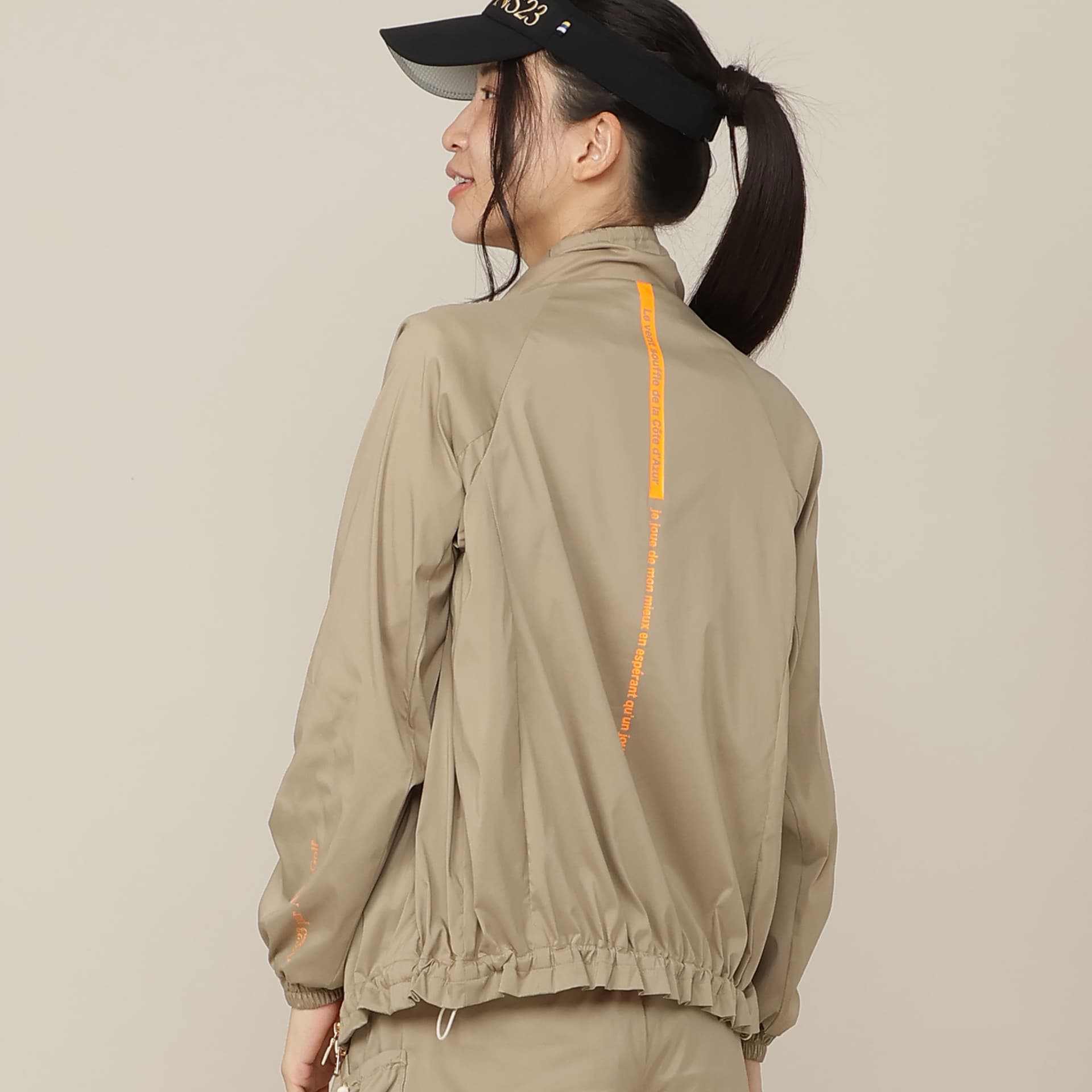 【Women's】【接触冷感/撥水性/セットアップ対応】軽量ストレッチブルゾン