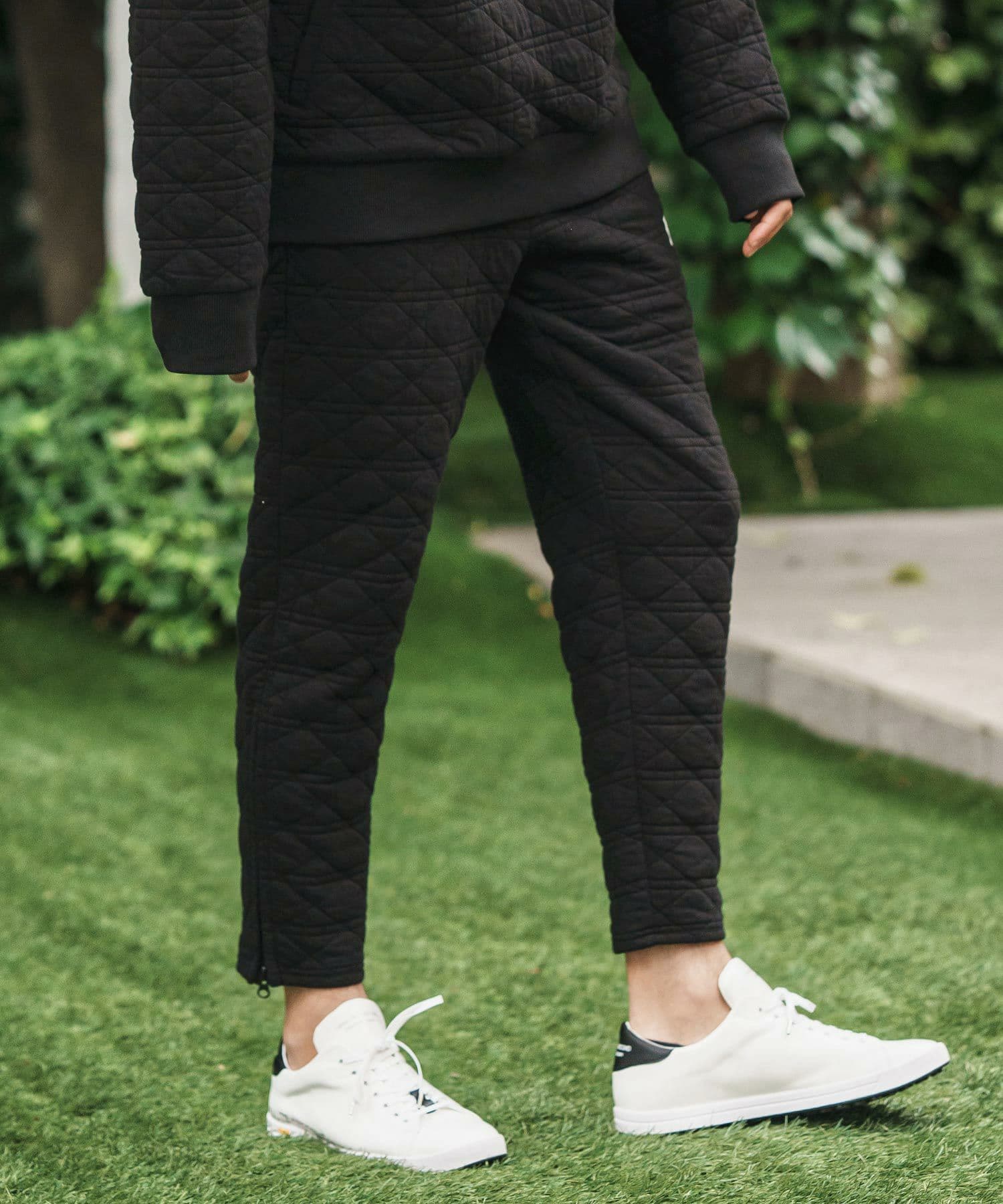 【Men's】キルティングサイドジップパンツ