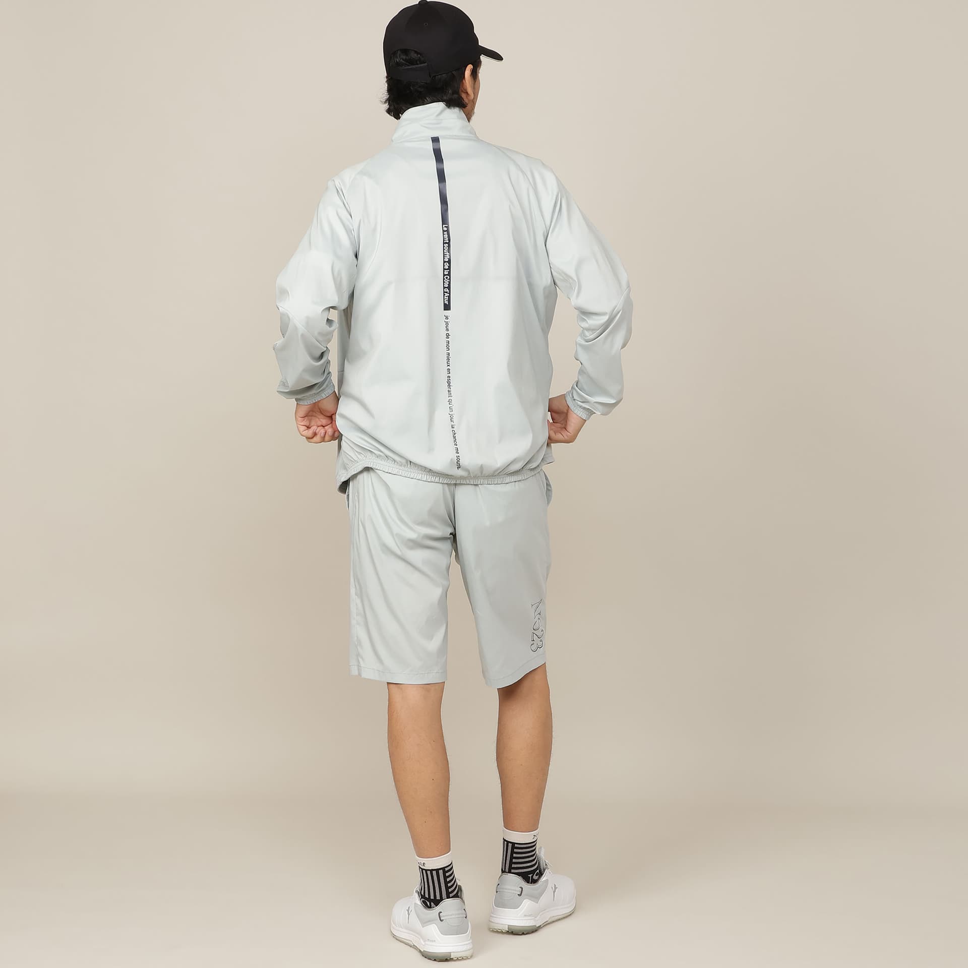 【Men's】【セットアップ対応】軽量ストレッチハーフパンツ