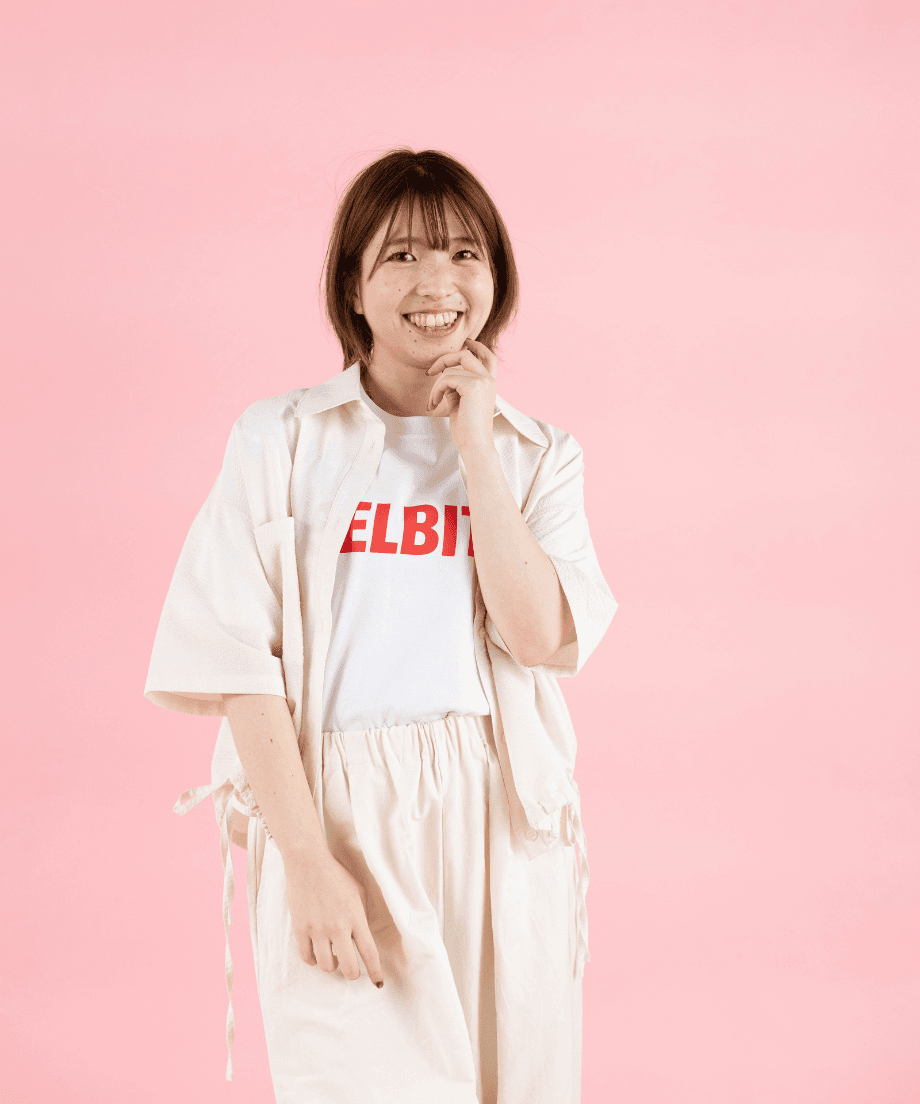 【Unisex】SELBITS LOGO TEE white×logo red
