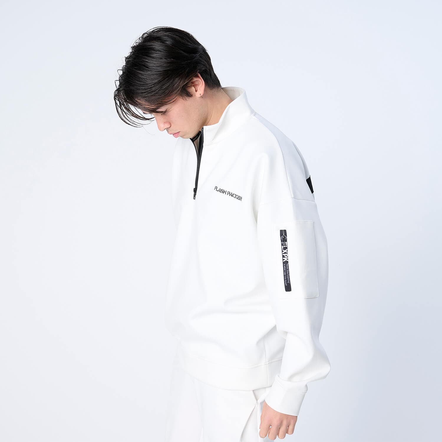 【Unisex】XP-AIR HALFZIP エアテンション® ハーフジップスウェット
