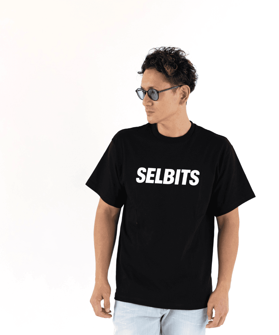 【Unisex】SELBITS LOGO TEE ”black”