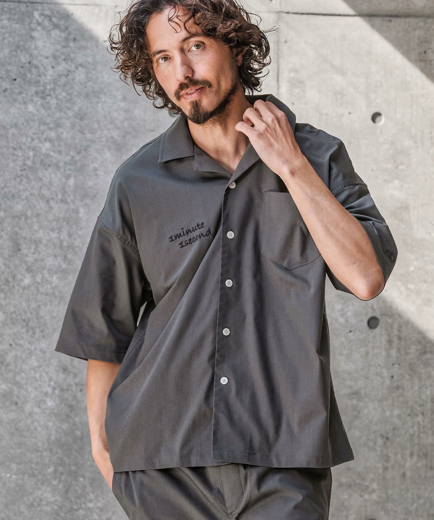 【Men's】オープンカラーシャツ