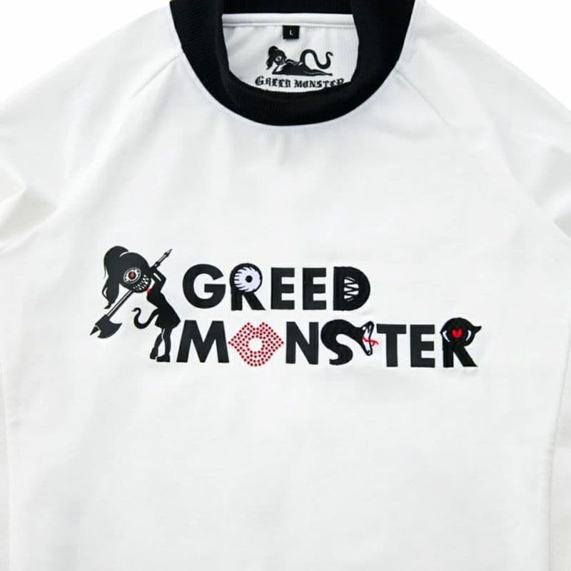 【Men's】マルチパターンロゴ モック長袖CU
