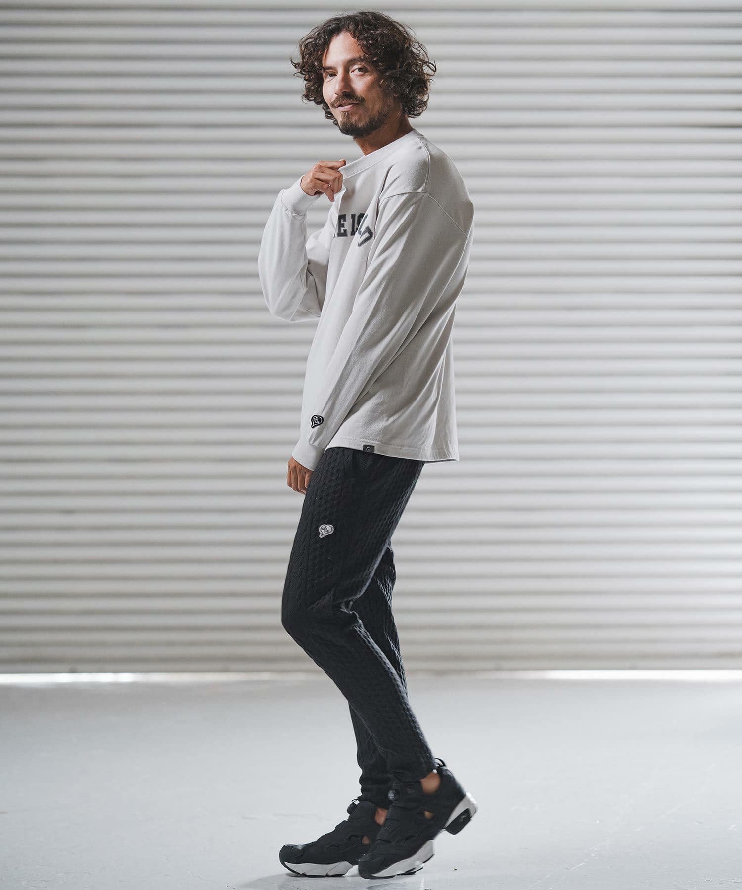 【Men's】ケーブルニットパンツ