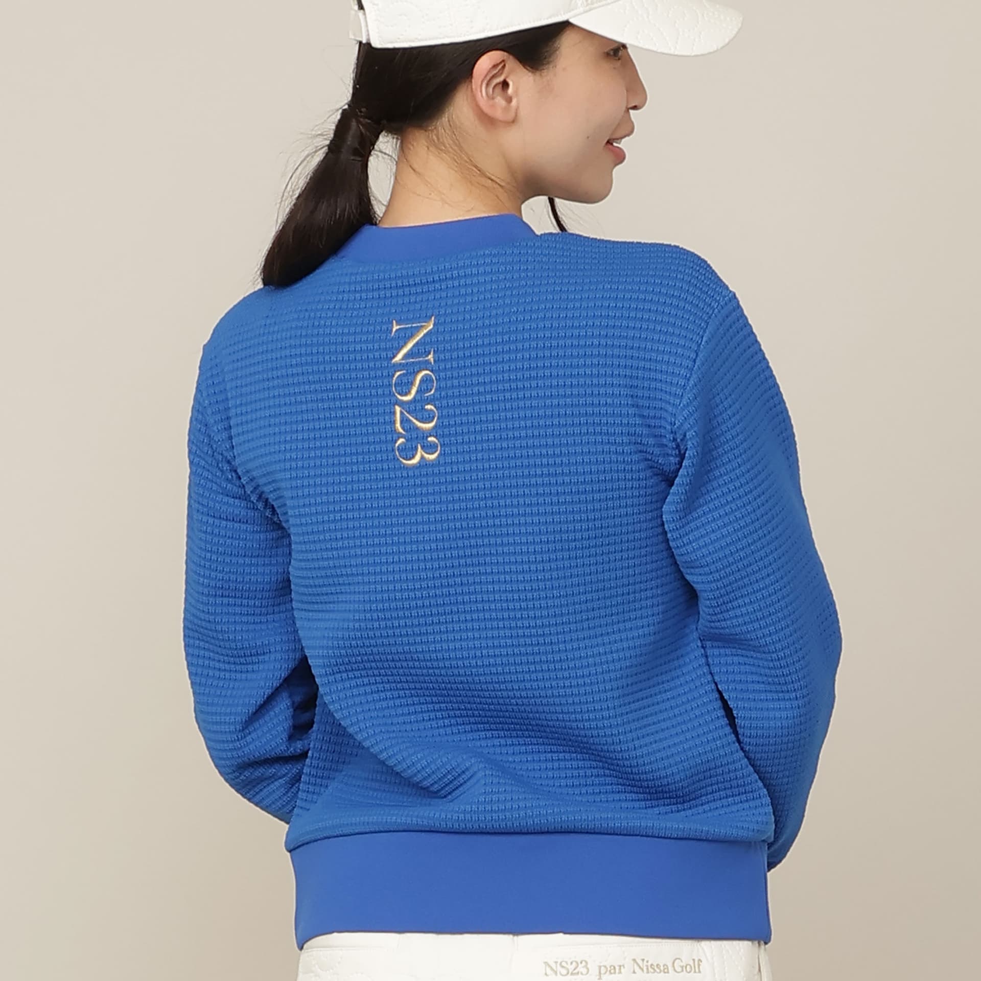 【Women's】ニット風Wフェイスプルオーバー