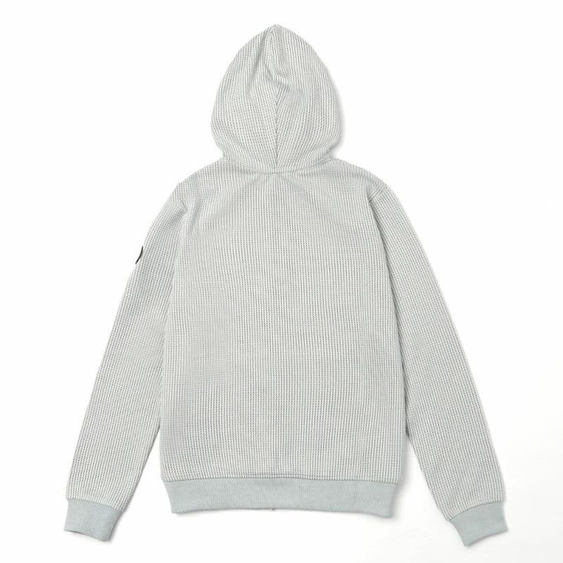 【Women's】ロゴテープ ワッフルZIPパーカー