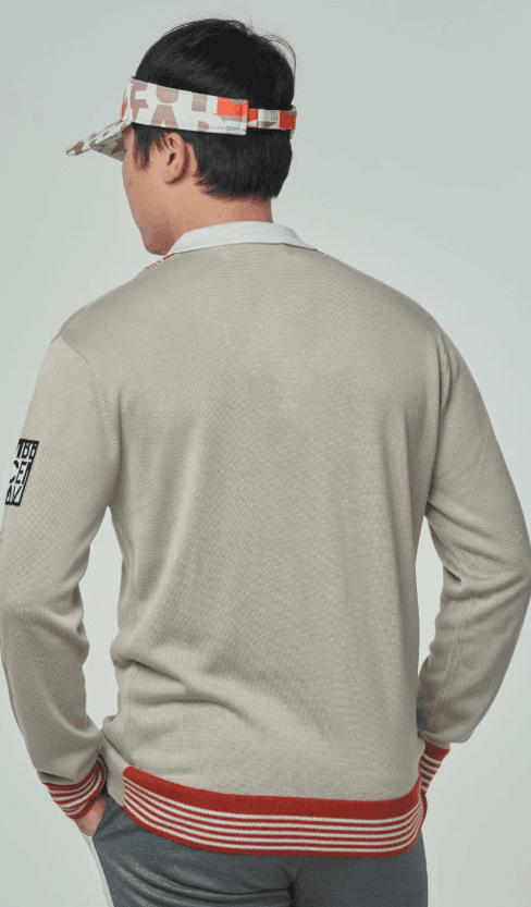 【Men's】レイヤードニット