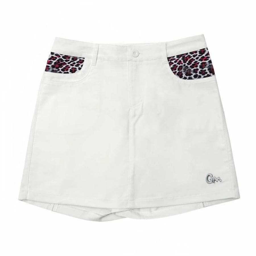 【Women's】レオパードポケット スカートパンツ