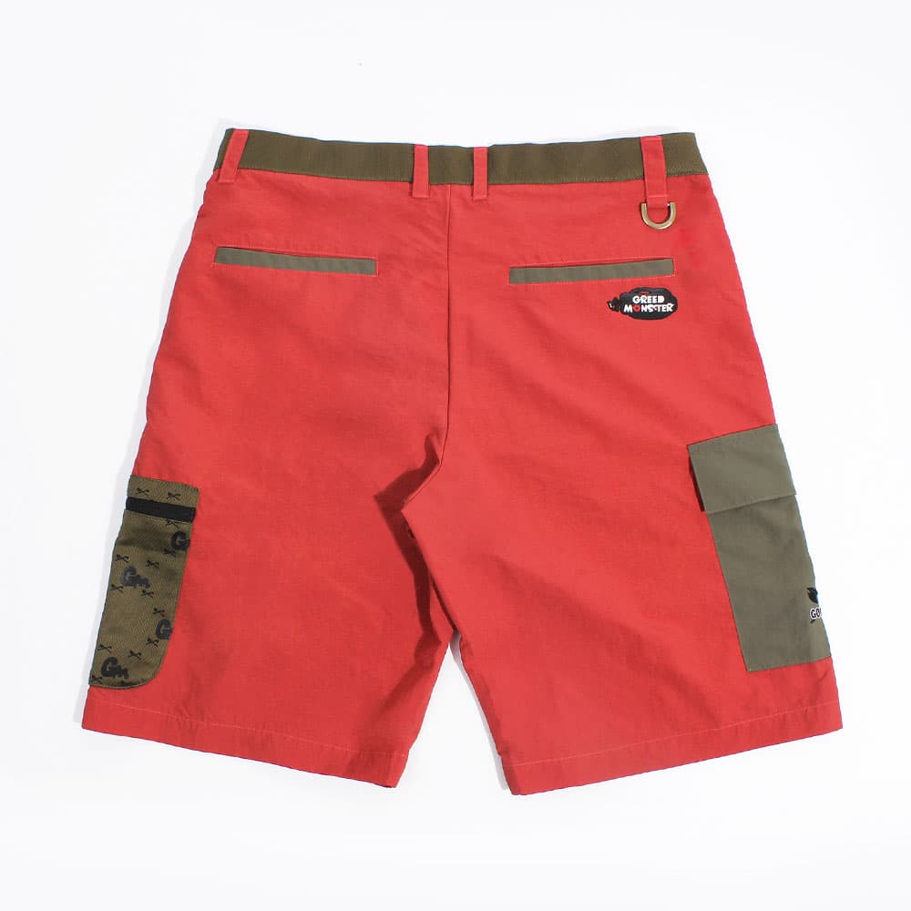 【Men's】カラーポケット ハーフパンツ