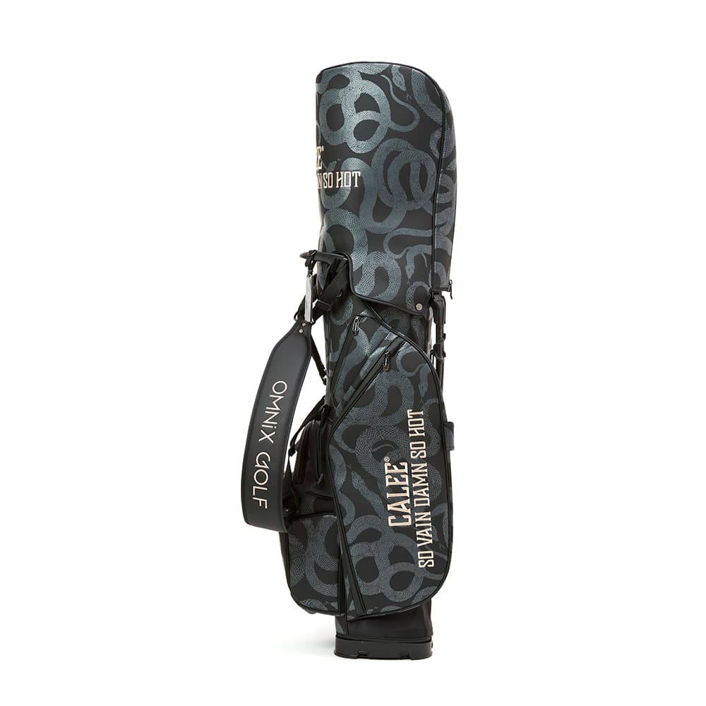 【Unisex】×OMNiX GOLF SNAKE PATTERN CADDIE BAG