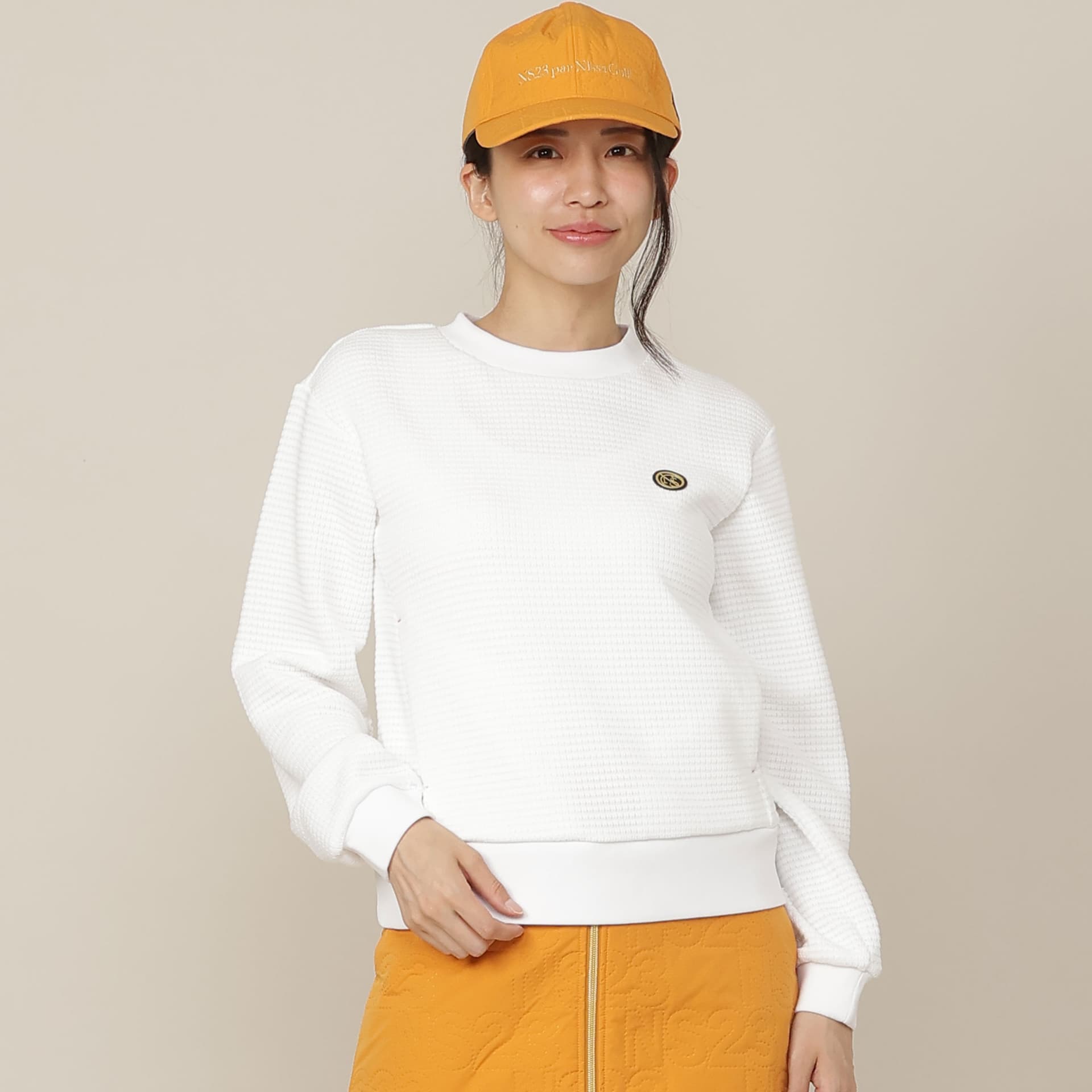 【Women's】ニット風Wフェイスプルオーバー