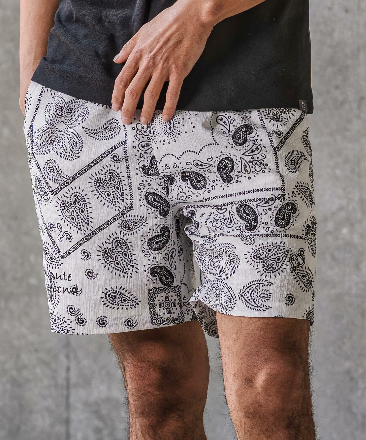 【Men's】バンダナ柄ショートパンツ
