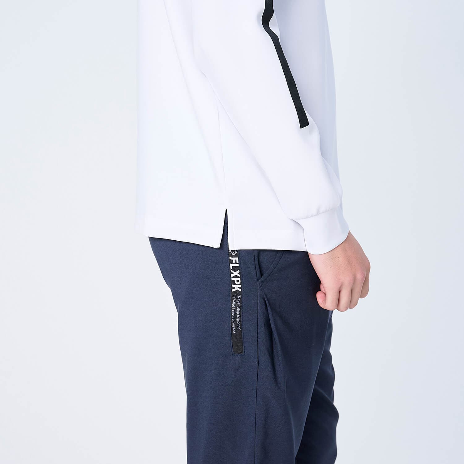 【Unisex】XLMK-PKT(ウルトラストレッチ モックネック ロングスリーブシャツ)