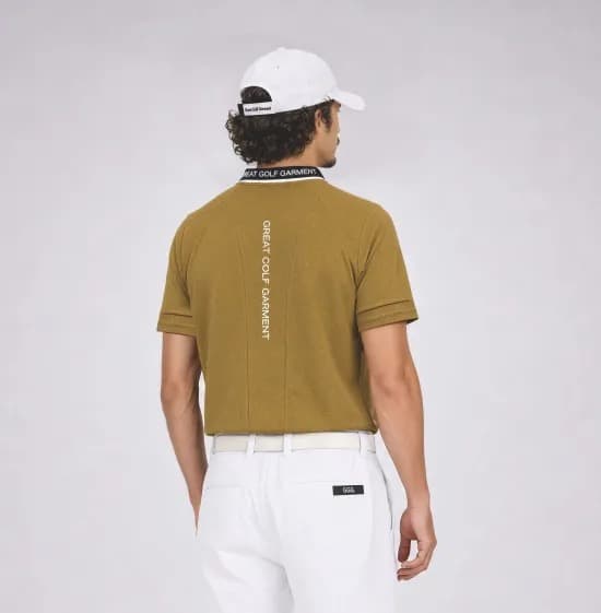 【Men's】オールメッシュモックネック