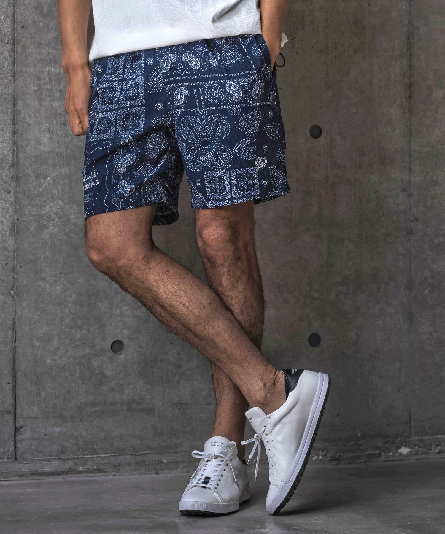 【Men's】バンダナ柄ショートパンツ