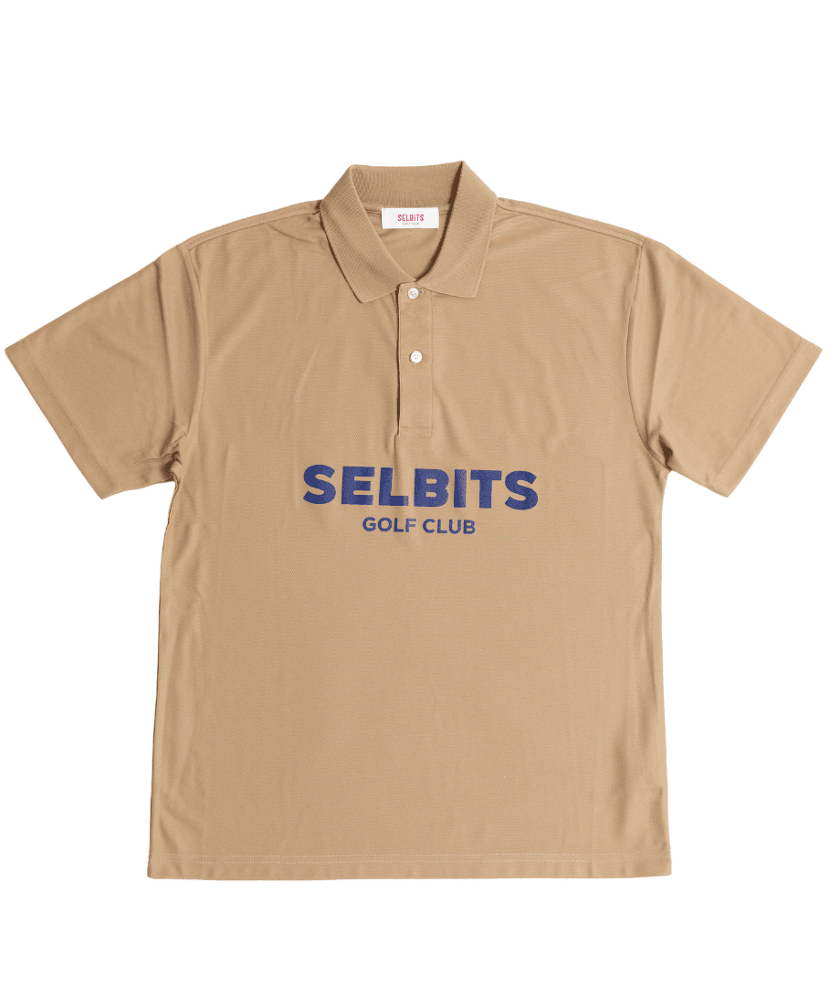 【Unisex】NO BUNKERS NO SPLASH Polo ”sand khaki”