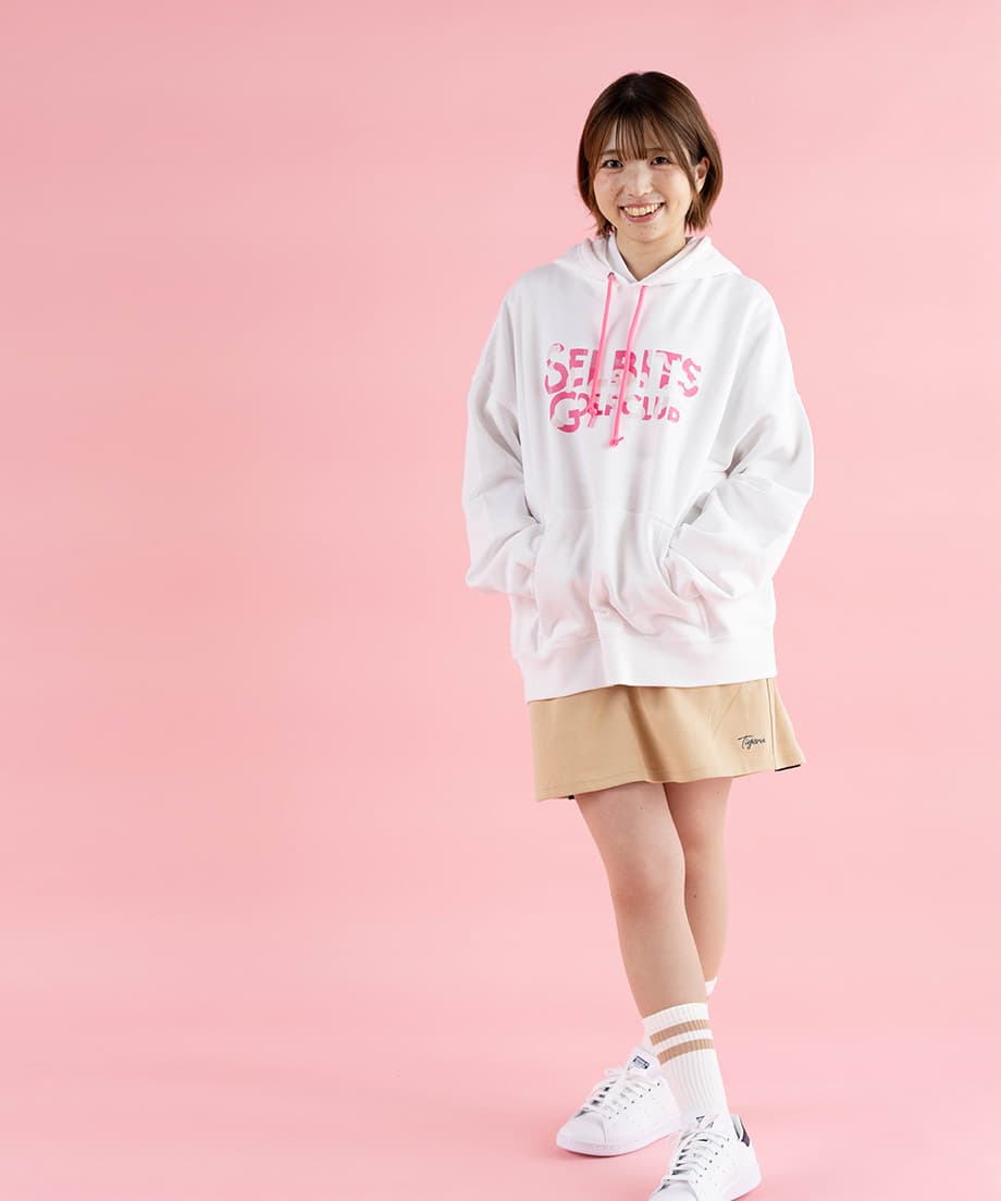 【Unisex】LOGO PINK CAMOUFLAGE PARKA ”white”