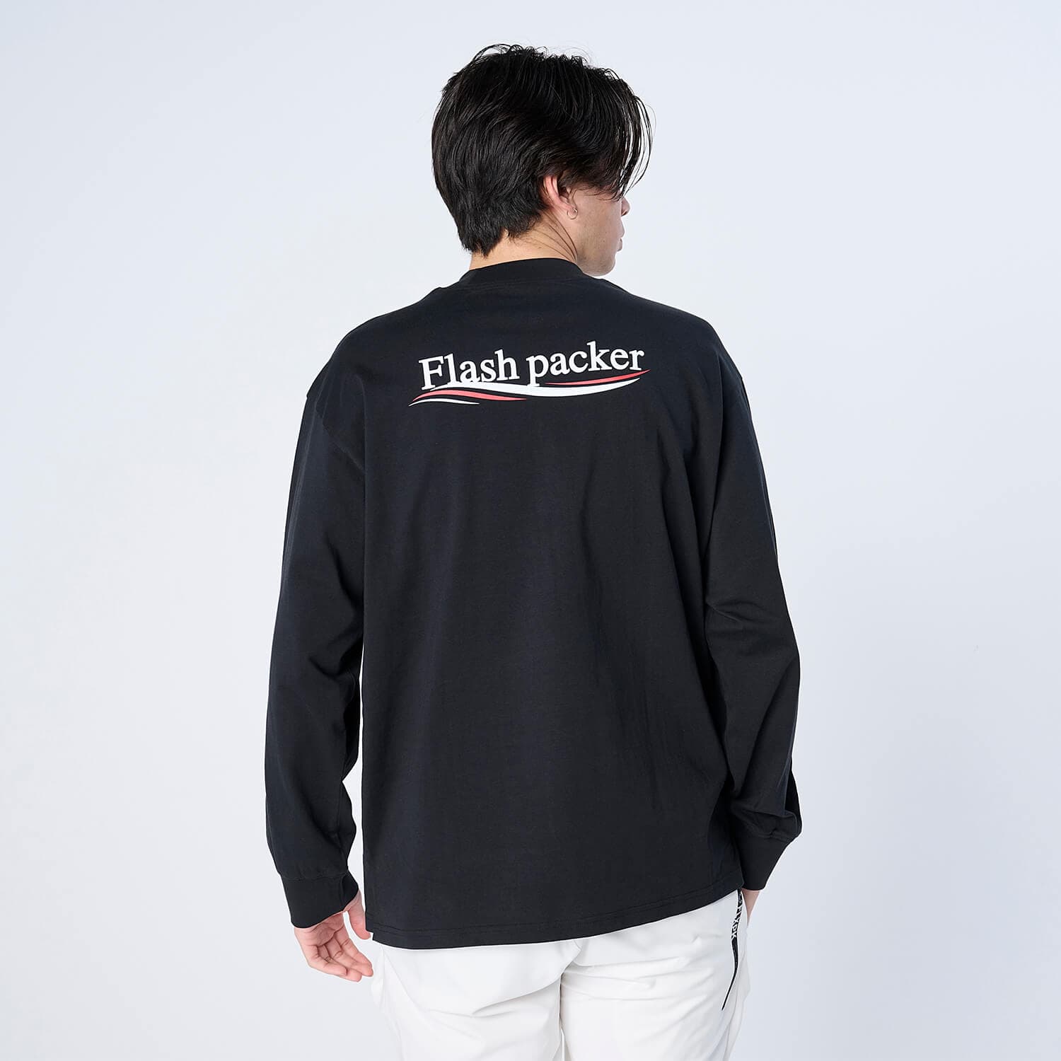 【Unisex】XSMLT-WV(Dry Silky Cotton®セミモックネック ロングスリーブTシャツ)
