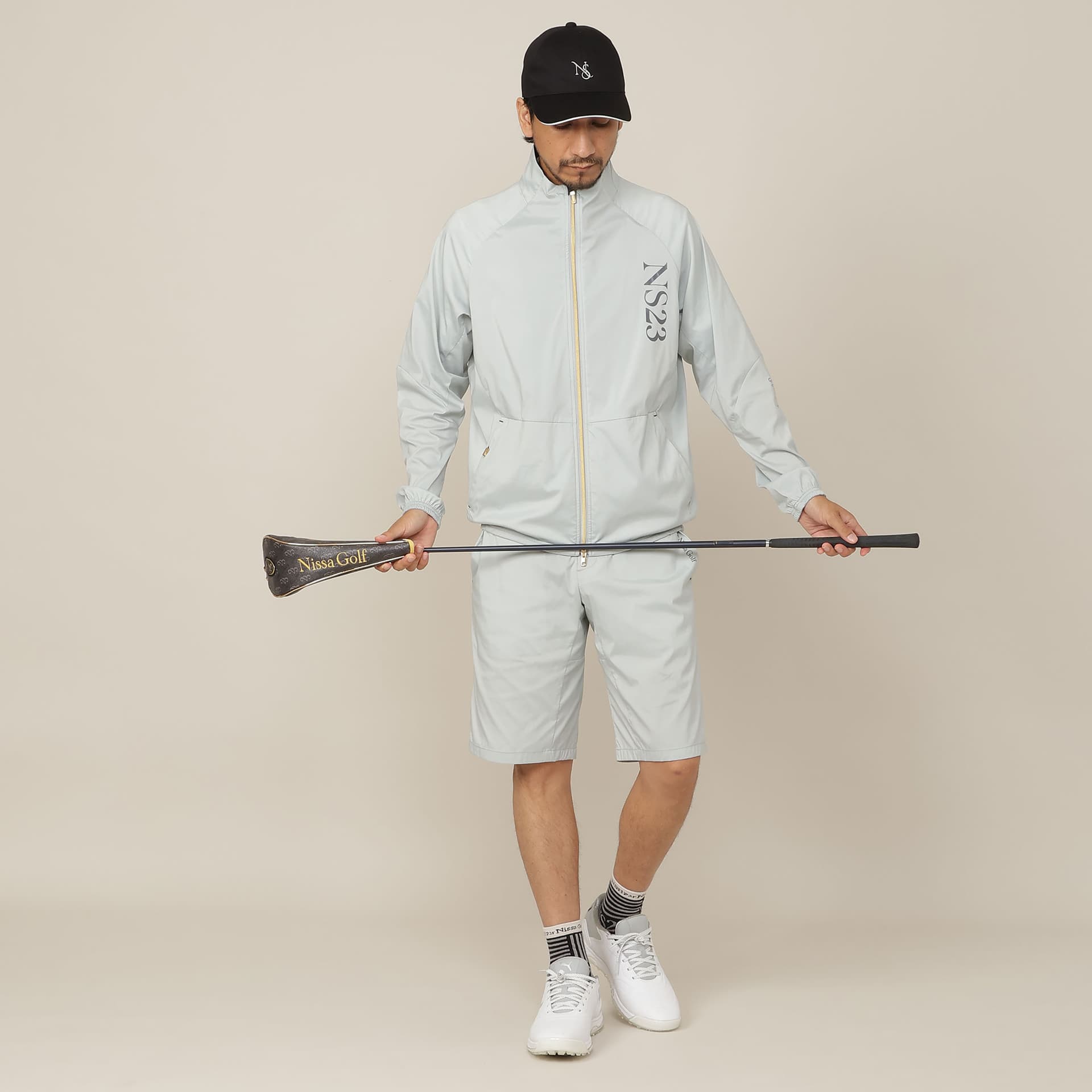 【Men's】【セットアップ対応】軽量ストレッチブルゾン