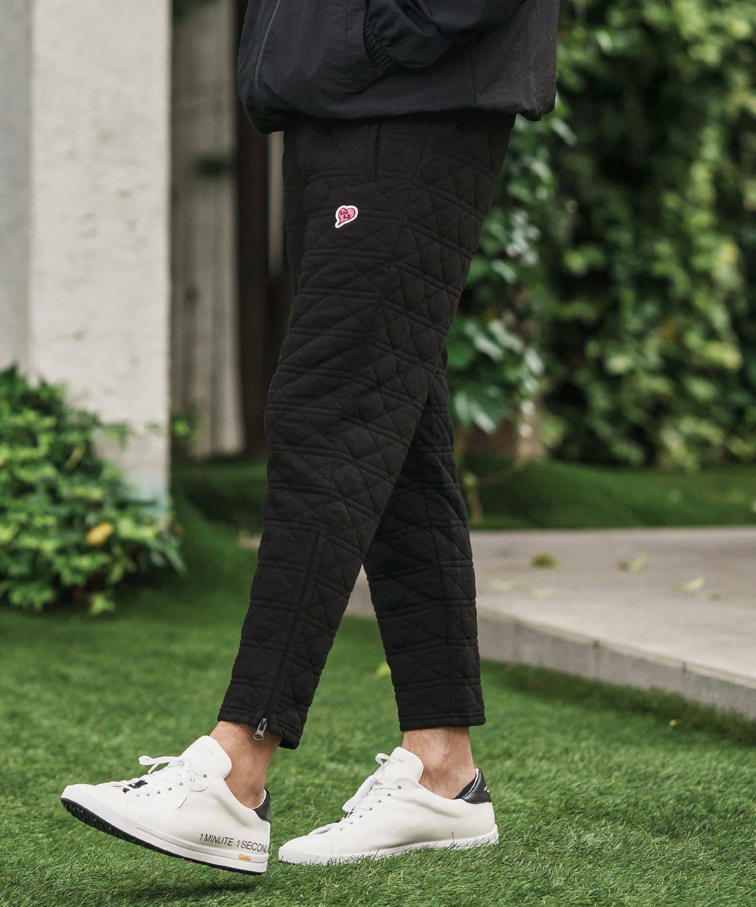 【Men's】キルティングサイドジップパンツ