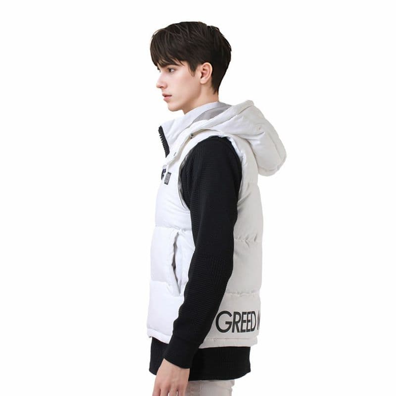 【Men's】ビッグファスナー中綿ベスト