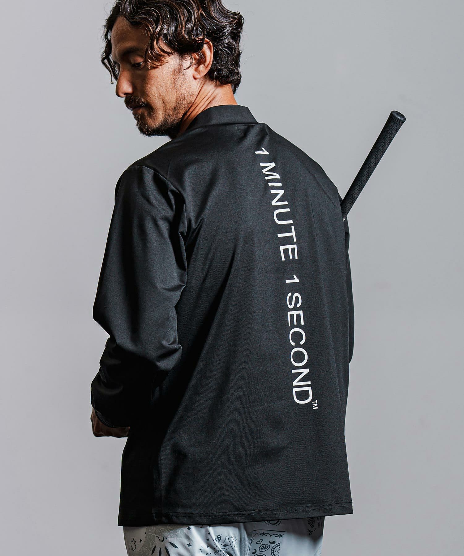 【Men's】長袖モックネックカットソー