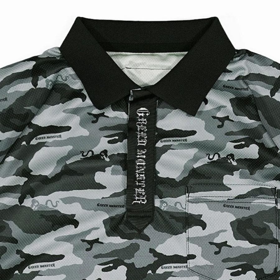 【Men's】アテラカモフラージュ メッシュポロ
