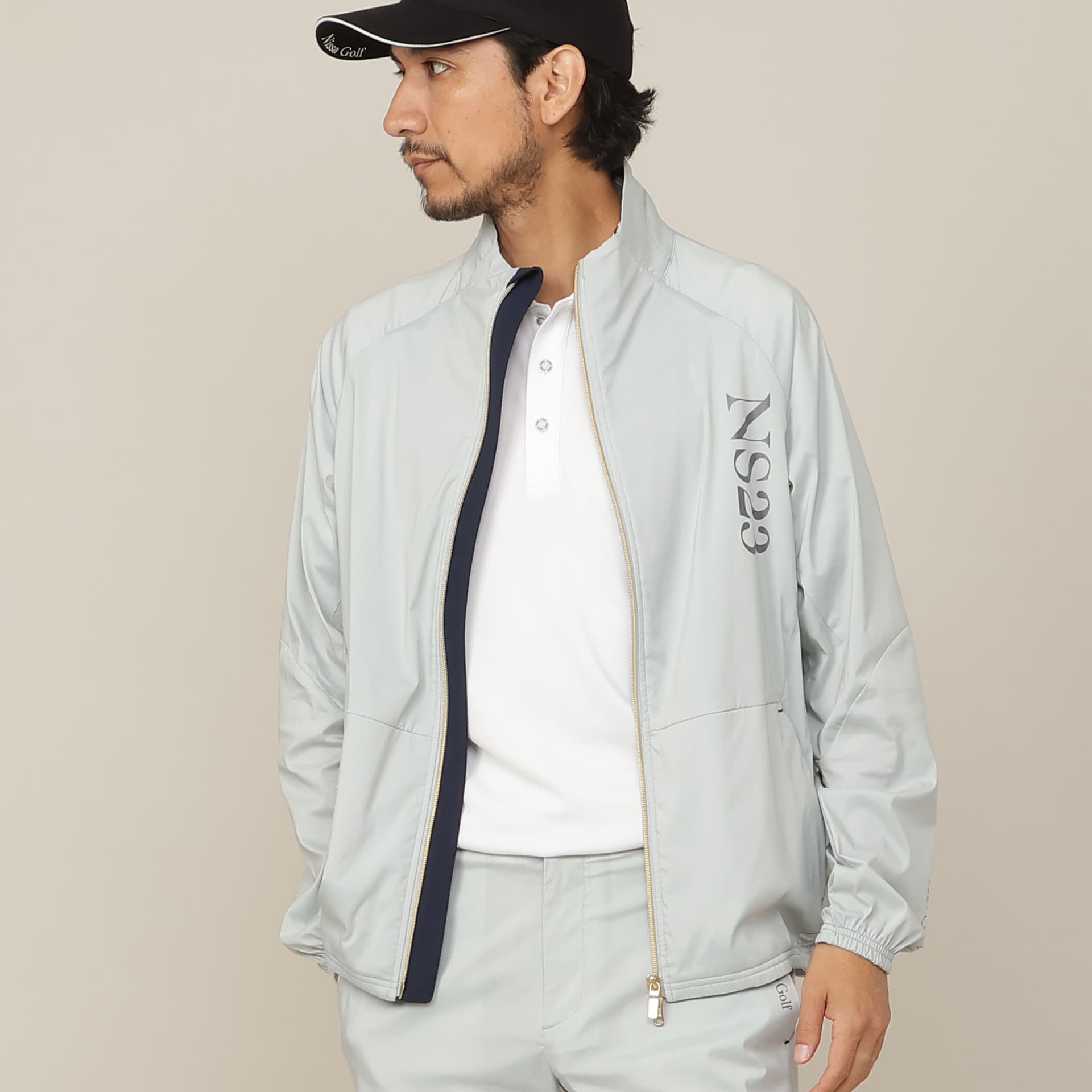【Men's】【セットアップ対応】軽量ストレッチブルゾン