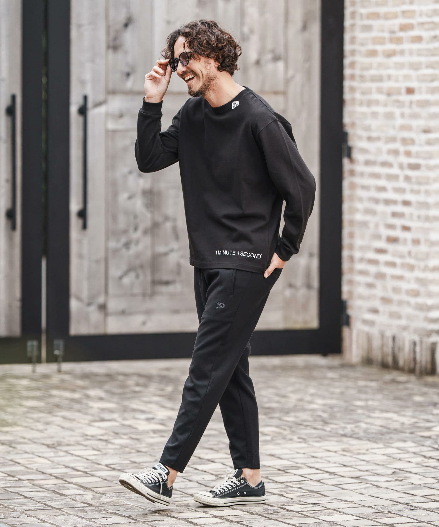 【Men's】テーパードスラックスパンツ