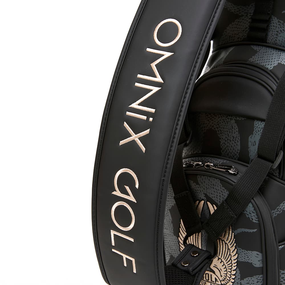 【Unisex】×OMNiX GOLF SNAKE PATTERN CADDIE BAG