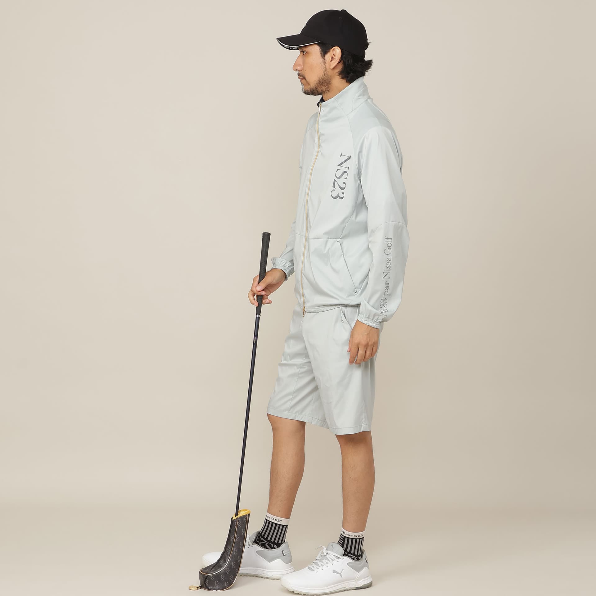 【Men's】【セットアップ対応】軽量ストレッチブルゾン