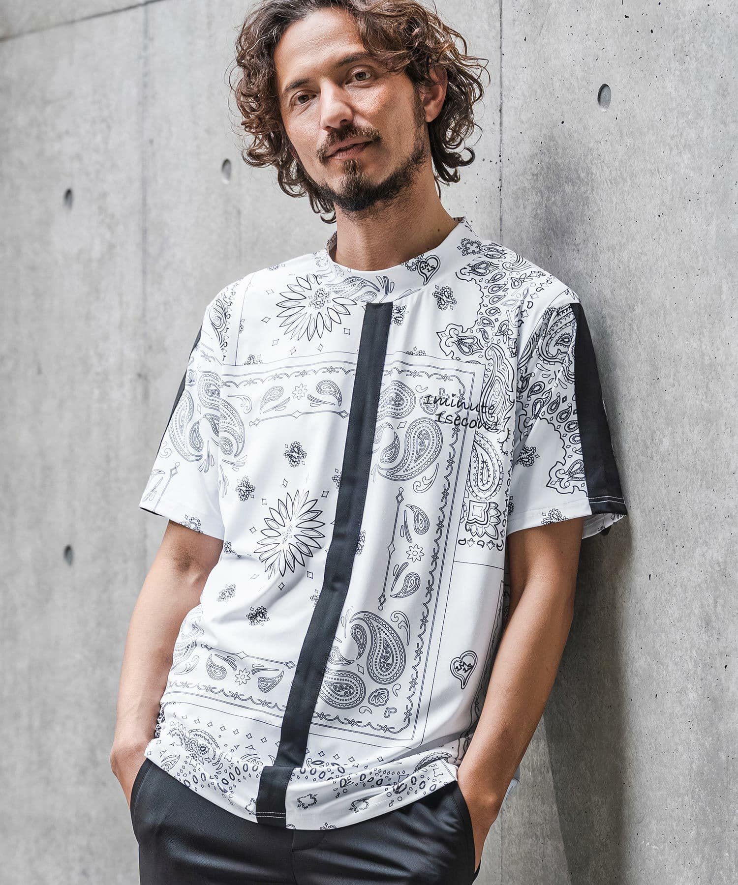 【Men's】モックネックカットソー