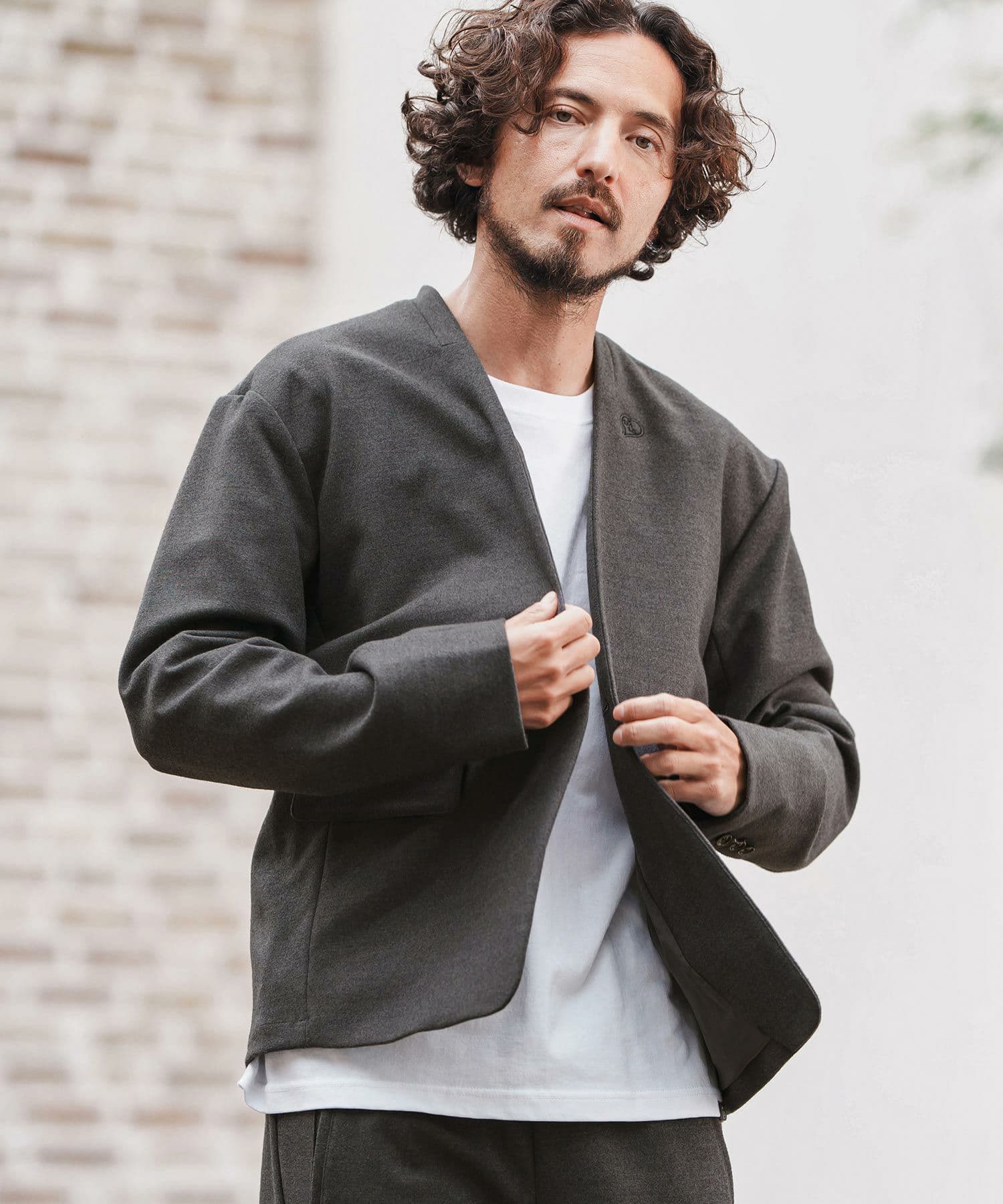 【Men's】ノーカラージャケット