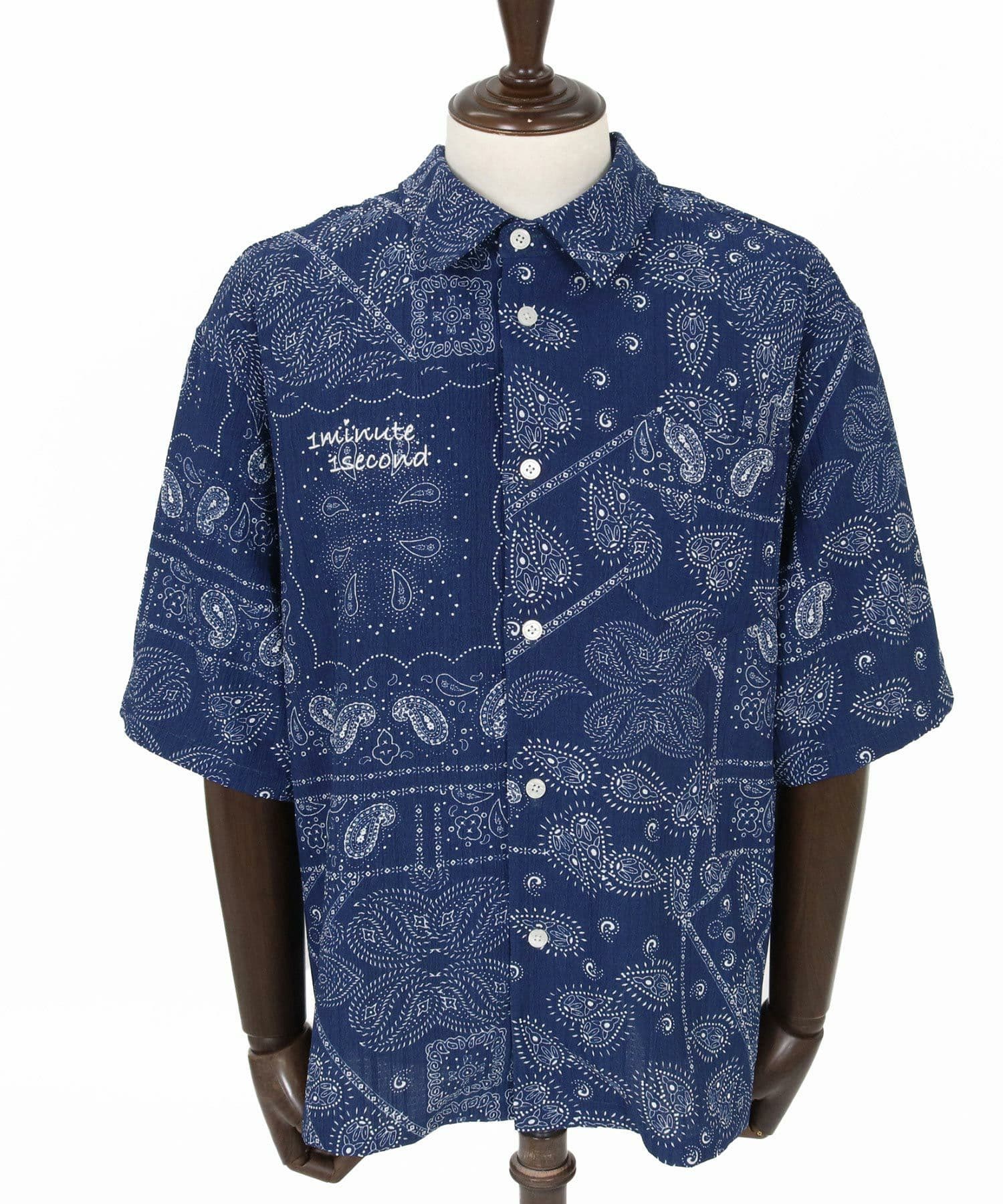 【Men's】バンダナ柄シャツ