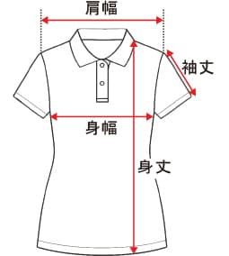 【Women's】ポロシャツ半袖(SALAMAX)
