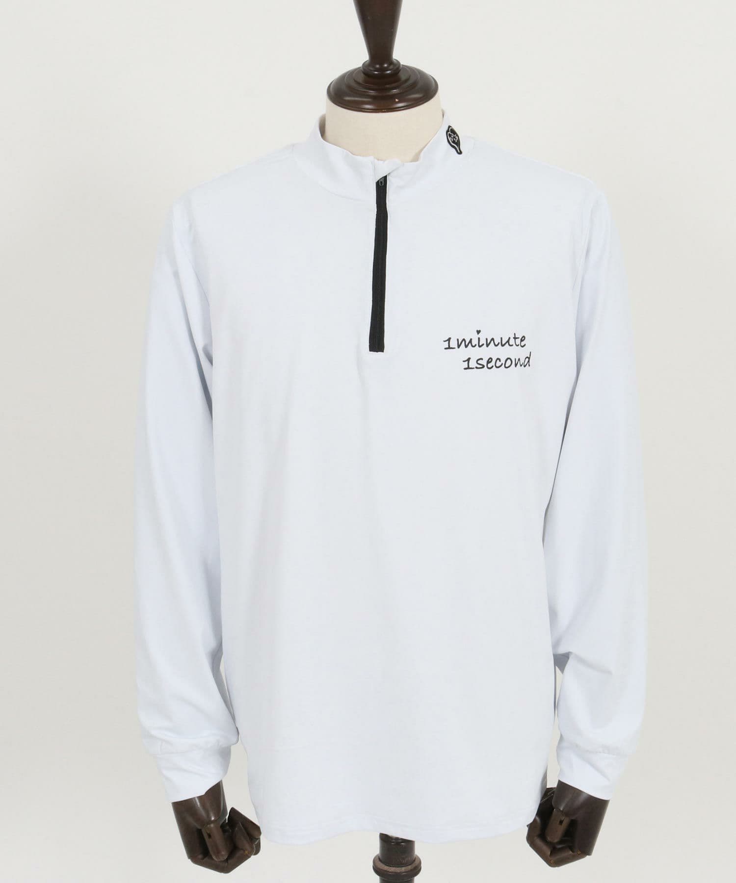 【Men's】ジップハイネックカットソー