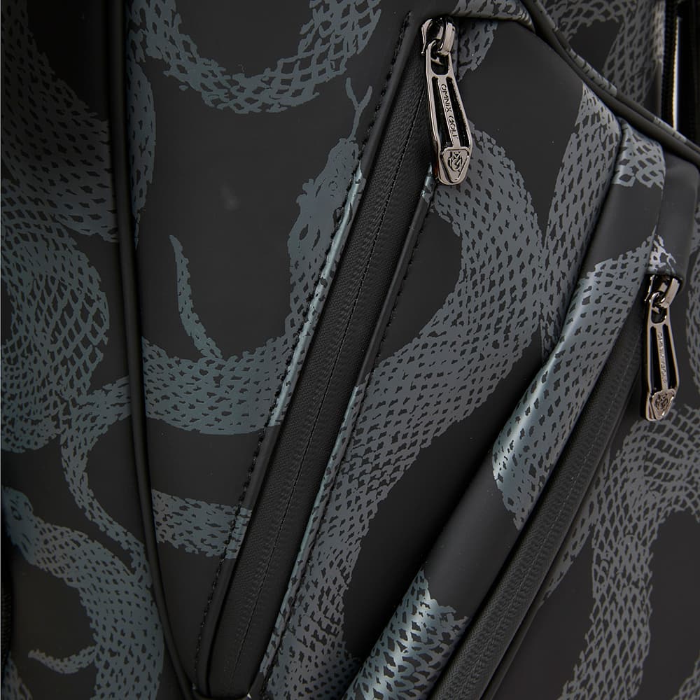 【Unisex】×OMNiX GOLF SNAKE PATTERN CADDIE BAG