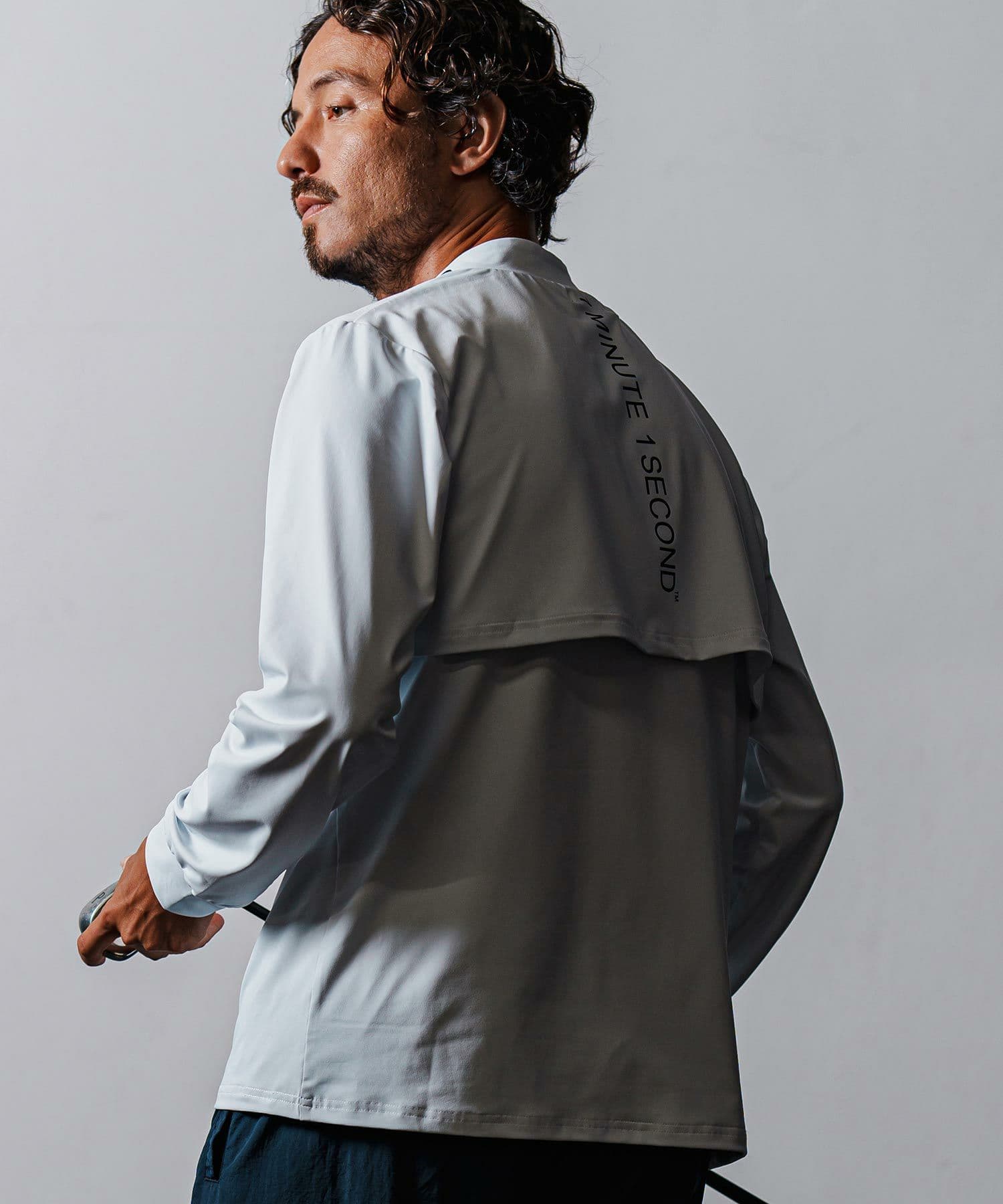 【Men's】ジップハイネックカットソー