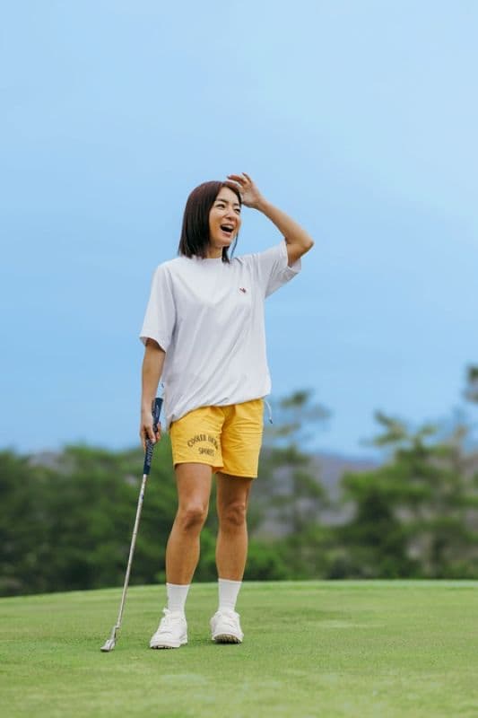 【Unisex】GOLF モックネック Tシャツ 伸縮性に優れた快適なウエア ゴルフ 春夏 ストレッチ 速乾 吸汗