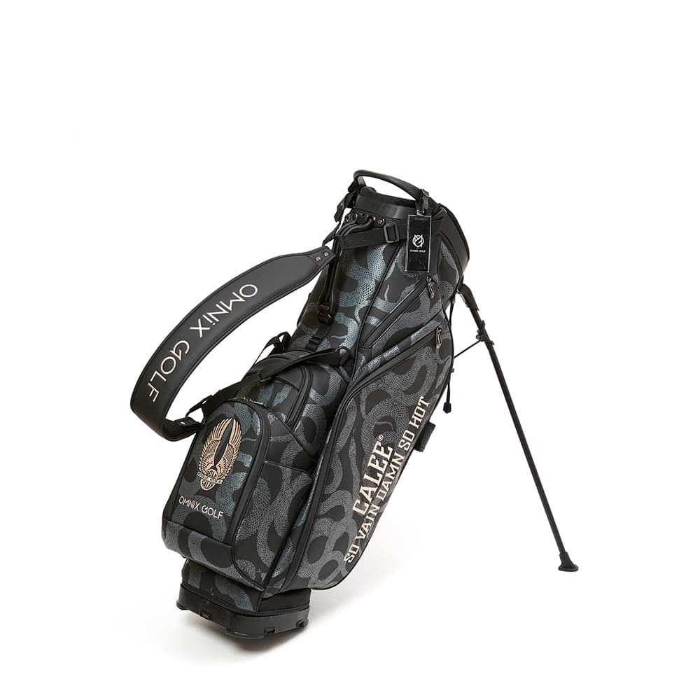 【Unisex】×OMNiX GOLF SNAKE PATTERN CADDIE BAG